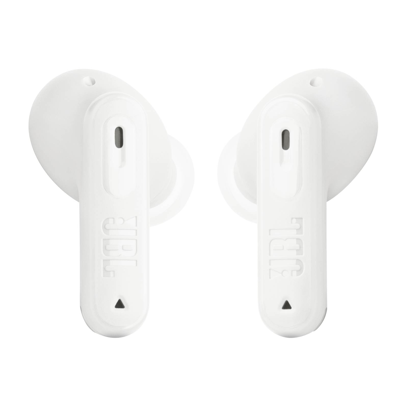 JBL Tune Beam 2 - White - True Wireless Noise Cancelling Earbuds - Front